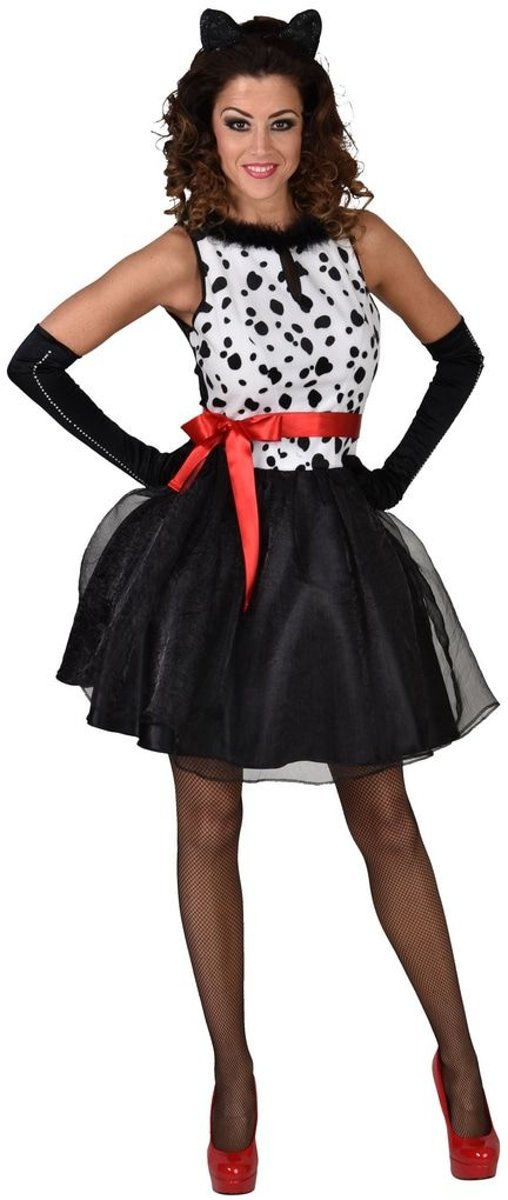 Hond & Dalmatier Kostuum | 101 Dalmatier Disney Hond | Vrouw | Extra Small | Carnaval kostuum | Verkleedkleding